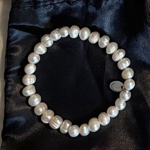 Tocara Betsy FB30002 Freshwater Pearls Stainless Steel Bracelet 7.5" | C$14